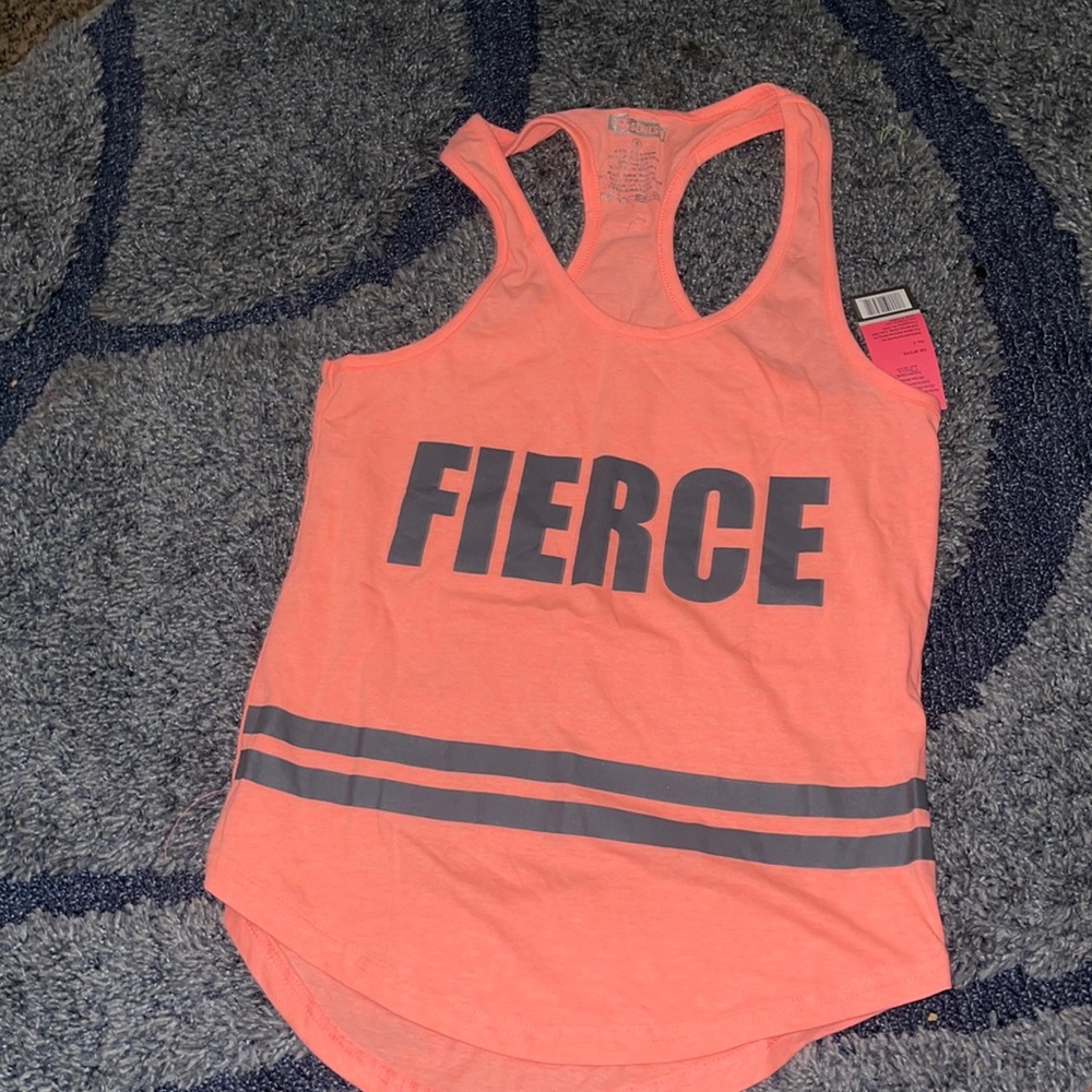 Orange workout tank